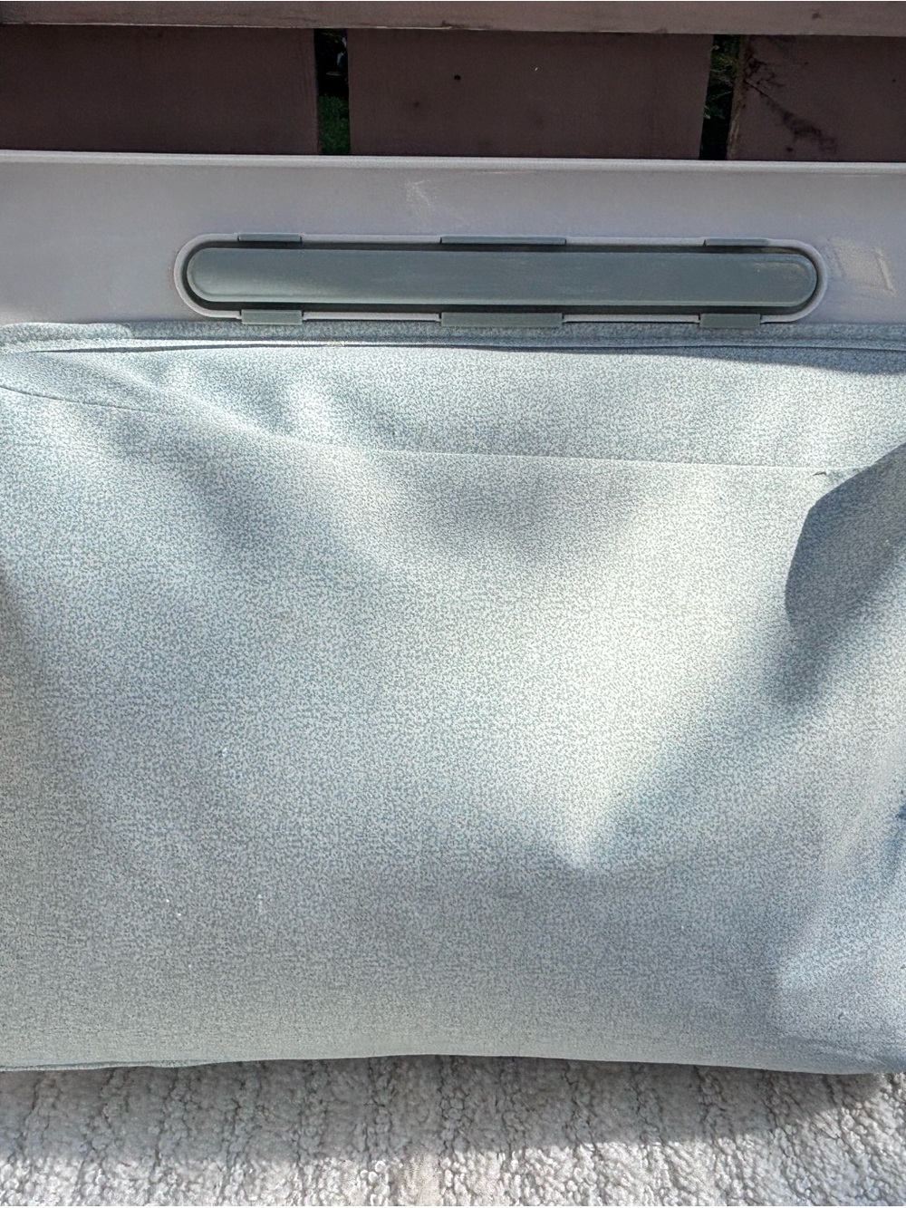 Floral Lap Desk with Handle - Green & Peach - Picture 8 of 11